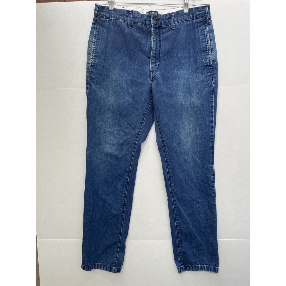 Levi Strauss & Co Two Horse Brand Pants Men's Blue Jeans Pics For Measurements